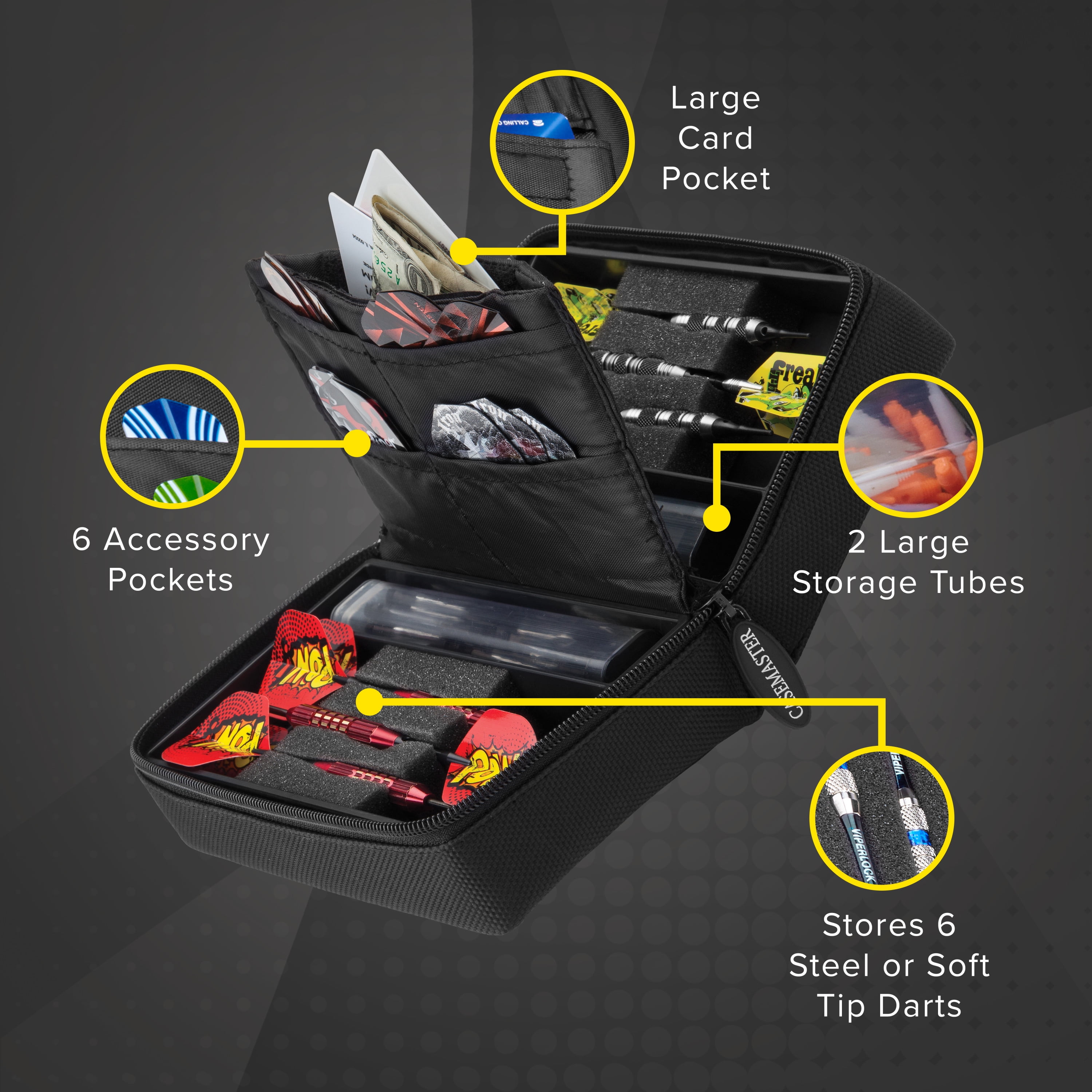 Tappeto Per Freccette KOTO Checkout Oche | 285x60cm Antiscivolo | Con Indicatore Punteggio | Protegge Pavimento - Foto 5