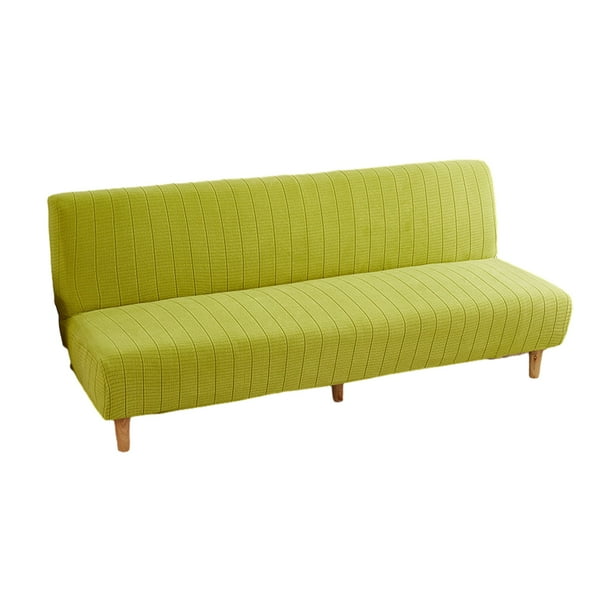 Protector de sofá Injueey funda de sofá cama sin Brazos poliéster verde brillante
