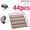 Brown, variant on Plastic Interlocking Floor Tiles - 44 Pieces Waterproof Outdoor Indoor Floor Tiles for Porches, Poolside, Balconies, Backyards - Easy Installation