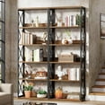 thumbnail image 3 of Tribesigns 5-Tier Industrial Bookshelf, 70-Inch Tall Etagere Bookcase with Open Shelves, 3 of 6