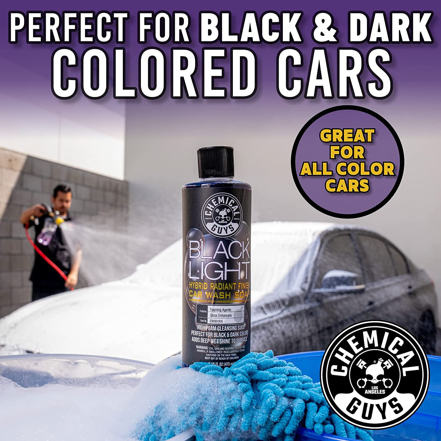 BLACKLIGHT CAR WASH SOAP-1GAL 
