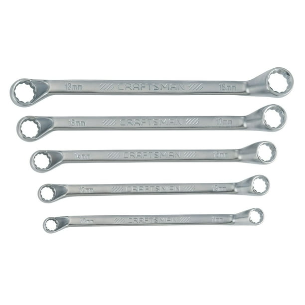 Juego de llaves CRAFTSMAN Offset Box End, 5 piezas métricas