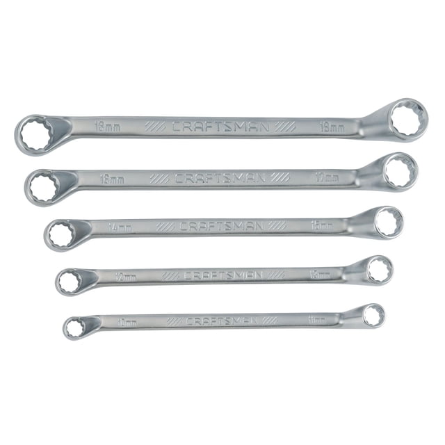 Juego de llaves CRAFTSMAN Offset Box End, 5 piezas métricas