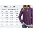 thumbnail image 5 of MOSHU Color Block Sweaters for Women Crewneck Long Sleeves Fashion Tops Pullover Fall Lightweight Women Sweaters, 5 of 11