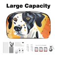 thumbnail image 3 of Spotted Dog Waterproof Oxford Cloth Hard Drive Case Organizer for Electronic Gadgets - Charger Case, Travel Organizer, Cord Organizer Travel Small, Appliance Cord Organizer - 5.9x9.44x3.14 in, 3 of 6