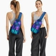 thumbnail image 5 of Outer Space Starry Night Sling Backpack, Galaxy Planet Rocket Crossbody Daypack, Cute Moon Astronaut Travel Bag, 5 of 5