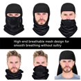 thumbnail image 4 of Funda Pasamontañas, Pasamontañas de Moto para Hombre, Mascarilla para el Cuello Polaina para el Cuello a Prueba de Viento en Tejido Polar Invierno Moto Esquí Scooter Senderismo Ciclismo Tamaño Universal JM, 4 of 5