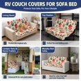 thumbnail image 6 of Uourmeti Paw Print Leopard Print Design Sofa Bed Slipcovers Stretchy, Fit for RV Travel, RV Couch Covers Fit for Camper Loveseat, 6 of 7