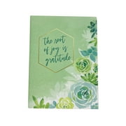 Angle View: Hello Hobby Blue and Green Journal Gratitude. Size 6x8, 100 Paper Pages, 1 Each
