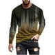 thumbnail image 2 of Blusas y camisas de manga larga con cuello redondo para hombre, blusa informal de manga larga con cuello redondo y estampado., 2 of 5