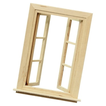 Miniature Furniture Doll House Accessories 1 Set Window Toys
