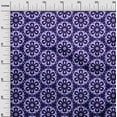 thumbnail image 3 of oneOone Viscose Chiffon Dark Purple Fabric Florals Craft Projects Decor Fabric Printed By The Yard 42 Inch Wide, 3 of 6