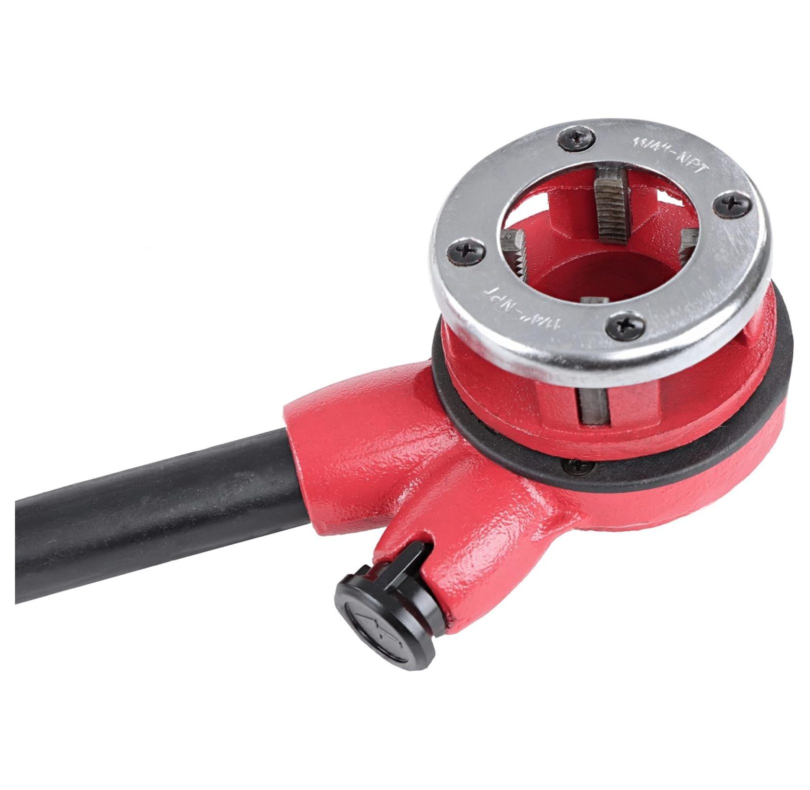 YuraZH Ratchet Pipe Threader - Galvanized Pipe Threader Kit with 6 Iron Pipe Dies for Threading Metal and PVC Pipes