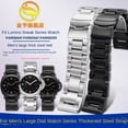 thumbnail image 2 of Correas de reloj de acero inoxidable 316L de 5,5 mm de grosor sólido para pulseras de reloj de pulsera Panerai PAM441 de 11122 mm, 24 mm y 26 mm, 2 of 5