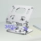 thumbnail image 1 of Soporte plegable para tableta Soporte para portátil Soporte para teléfono celular Estante Artesanía fina Conveniente Rotación ajustable de 360  degree para Plata, 1 of 8