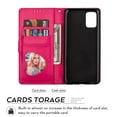 thumbnail image 2 of Dteck Case For Samsung Galaxy A51 4G (6.5 inches),Magnetic Bling Glitter Leather Wallet Case ,With Strap Card Holder Zipper Kickstand Cover,Rose, 2 of 5