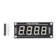thumbnail image 1 of 4Pcs LED Segment Digital Display Module 4 Bits 7 Segments PCB Clock Module 0.56 Inch MRA172C White, 1 of 5