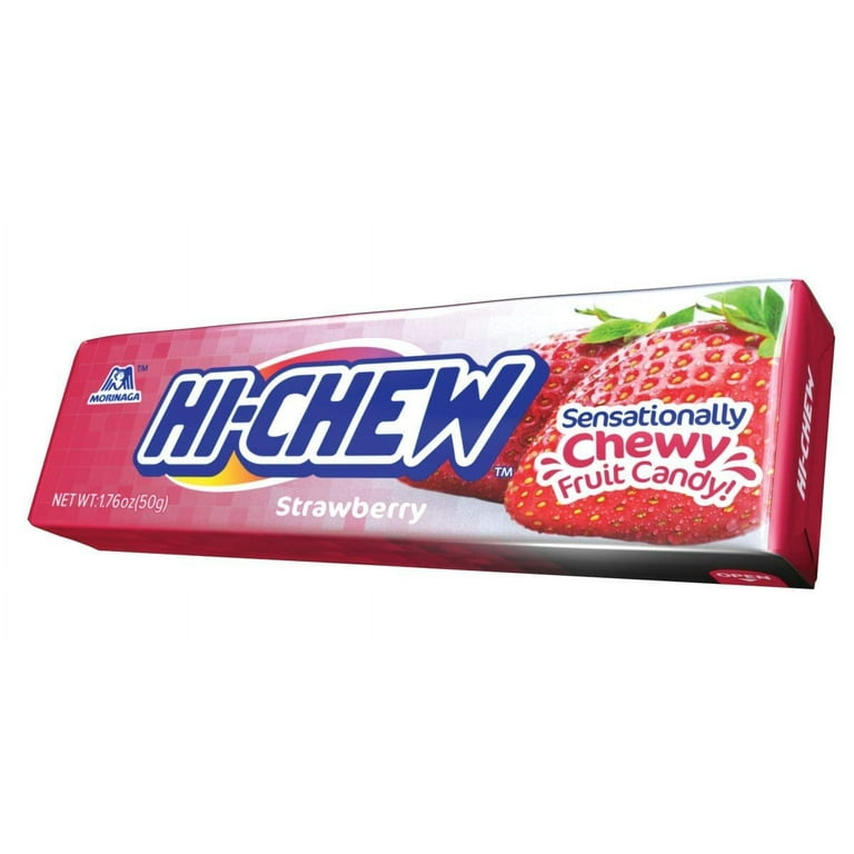 Morinaga Hi-Chew Strawberry Fruit Chews 1.76oz Pack of 10