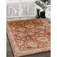 thumbnail image 2 of Ahgly Company Indoor Square Mid-Century Modern Brown Sand Brown Oriental Area Rugs, 7' Square, 2 of 6