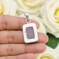 thumbnail image 5 of SATYAVIE JEWELLERY Natural Rose Quartz Pendant 925 Sterling Silver Handmade Pendant, 5 of 6