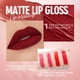 thumbnail image 5 of QIBEST lápiz labial líquido mate Nude, resistente al agua, brillo de labios de larga duración, terciopelo rojo Sexy, tinte de esmalte de labios negro, maquillaje de manchas de labios, 5 of 5
