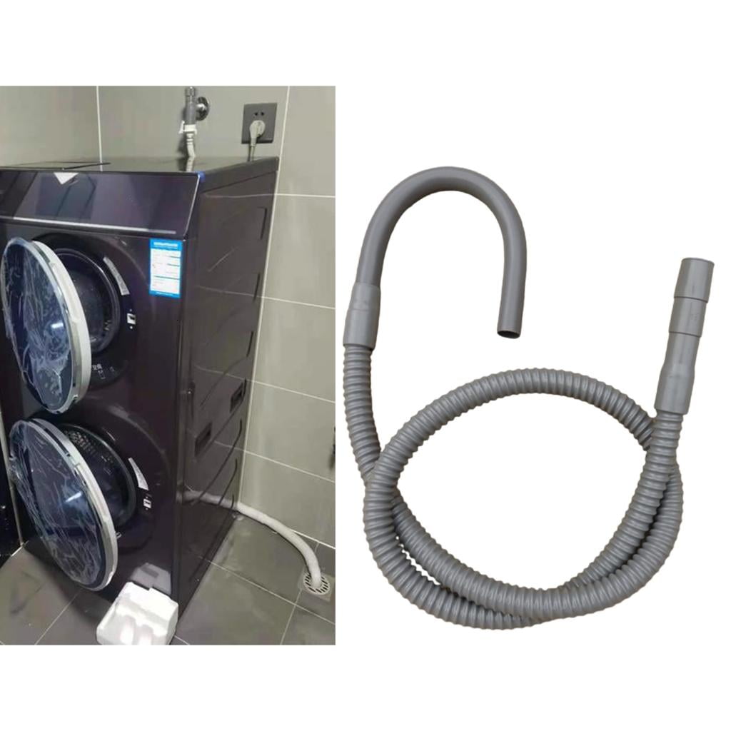 Professional 1.83m Automatic Laundry Drain Pipe Connection Design ABS Texture