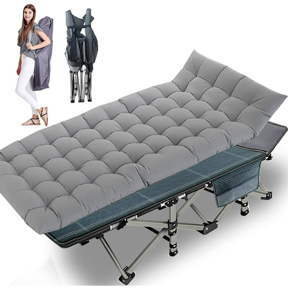 folding travel cot mattress with carry bag