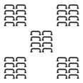 thumbnail image 1 of Maytalsory 1:12 Mini Pulls Arch Shape for Gate Closet Large 4Pcs Black Small 8 Pcs 5Set, 1 of 6