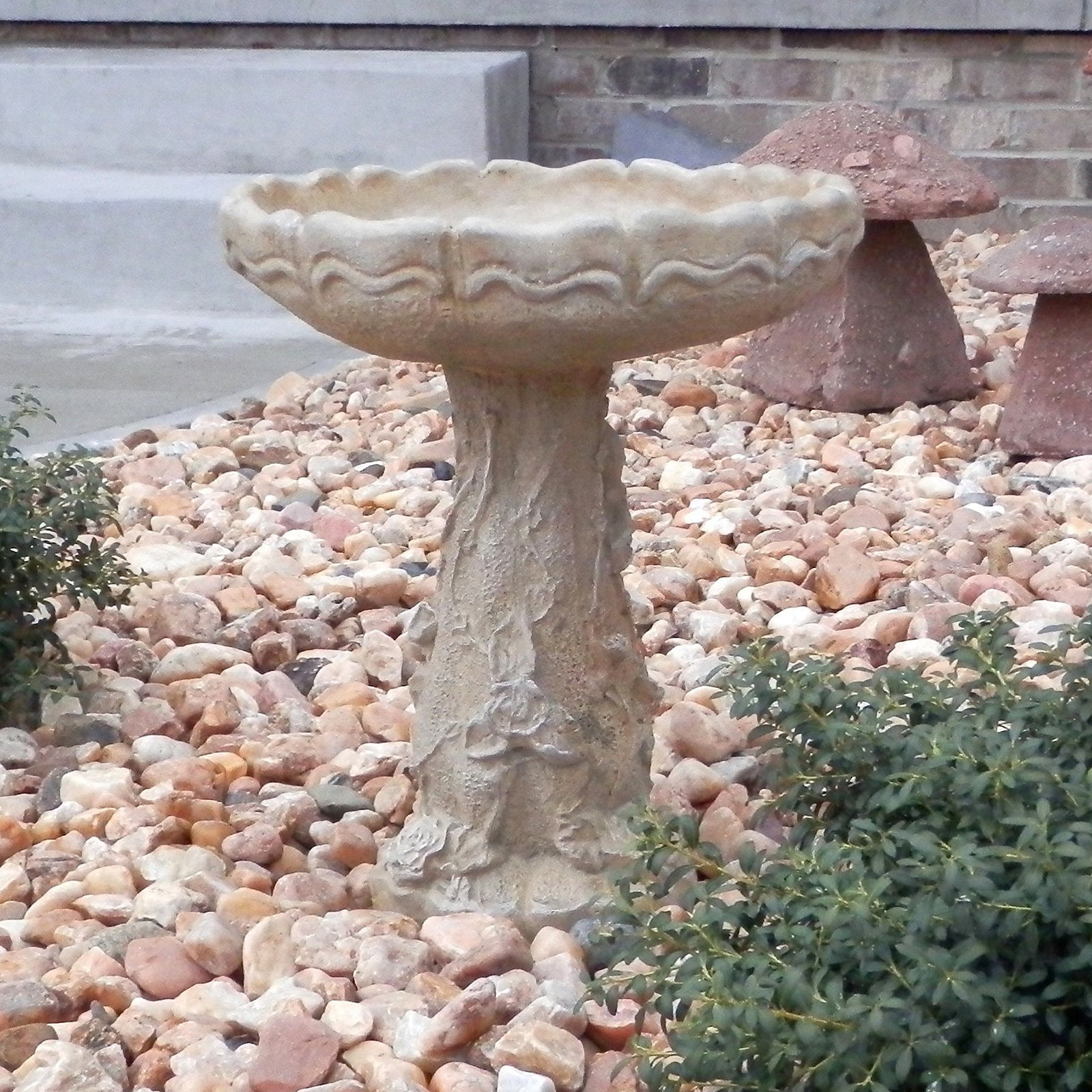 Athena Garden Rose Birdbath by Athena Garden Inc
