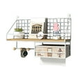 thumbnail image 1 of Primegos Wall-Mounted Floating Shelves Storage Rack Rustproof Strong Load-Bearing Bookshelf Metal Bracket, 1 of 8