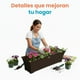 thumbnail image 5 of Jardinera Tipo Rattan Plástico Rectangular Maceta Jardín Exterior Interior, 5 of 7