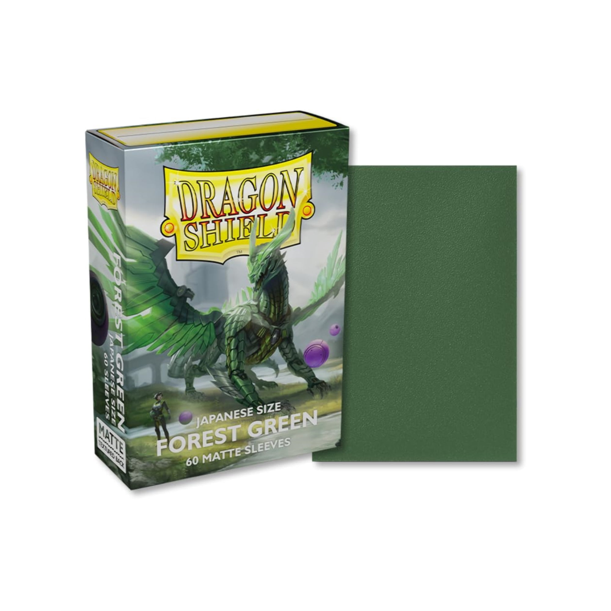 Japanese Forest Green Sleeves - Card sets for game stores