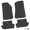 Black w/ Blue Insert, variant on Flextread Floor Mats for 18-24 Jeep Wrangler JL 2-Door - Mopar Licensed Factory Fit - Black w/ Red Rubicon Insert - 100% Made in USA