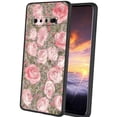 thumbnail image 1 of Compatible with Samsung Galaxy S10+ Plus Phone Case, Roses-318 Case Silicone Protective for Teen Girl Boy Case for Samsung Galaxy S10+ Plus, 1 of 1