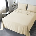 thumbnail image 6 of Bed Sheet Set - Brushed Microfiber Sheets Bedding - Bed Sheets & Pillowcases - 16 Inches Deep Pockets - Easy Fit - Breathable & Cooling Sheets- 4 Pieces, 6 of 6