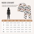 thumbnail image 4 of Pofeuu Hip Hop Dog Print Womens Pajamas Set Long Sleeve Sleepwear Button Down Nightwear Soft Pj Lounge Sets Button Down Pajamas Women-XX-Large, 4 of 7