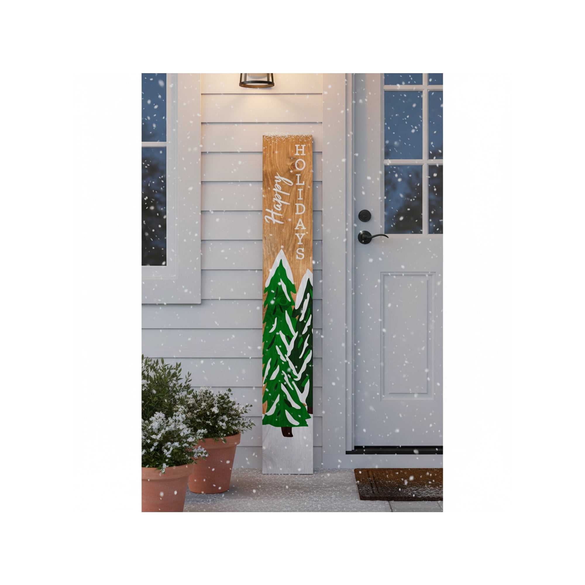 Calloway Mills 118774707 Winter Wonderland Porch leaner, 47" x 07"
