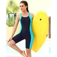 thumbnail image 5 of Charmo Women Boyleg Swimsuit One Piece Racerback Athletic Bathing Suit, 5 of 6