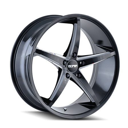 Touren Tr70-3270 17X7.5 5X120 40Et 74.1Cb Black/Milled Spokes