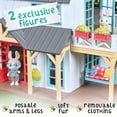 thumbnail image 4 of Sunny Days Entertainment Honey Bee Acres Buzzby Farmhouse – 49 Furniture Accessories with 2 Exclusive Figures | 15 Inch Dollhouse Playset | Pretend Play Toys for Kids, 4 of 5