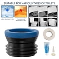 thumbnail image 2 of Tizuqe Universal ABS Toilet Seal Rings High Density Toilet Gasket Quick Fixing for Leak Proof Installation & Noise Reductions, 2 of 13