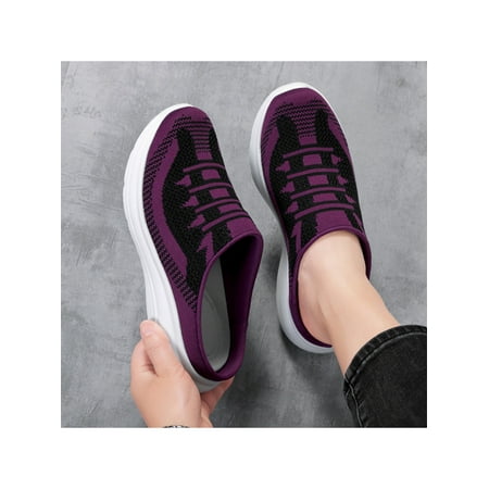 

Crocowalk Women s Mules Clogs for Women Casual Platform Mesh Mules Sneaker Sandals for Female