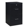 thumbnail image 1 of Alpine 2-Drawer Engineered Wood  Vertical File with Lockdowel  in Black, 1 of 12