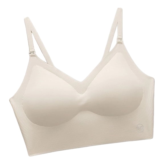 cocolona Push Up Backless Bras for Women Solid Color Without Steel Seamless Breathable Everyday Bras