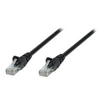 Intellinet Network Patch Cable, Cat5e, 3m, Black, CCA, U/UTP, PVC, RJ45, Gold Plated Contacts, Snagless, Booted, Lifetime Warranty, Polybag - Patch cable - RJ-45 (M) to RJ-45 (M) - 10 ft - UTP - CAT 5e - molded, snagless - black