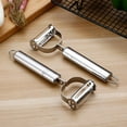 thumbnail image 3 of Steel Potato Peeler Carrot Grater Julienne Fruit Vegetable Cutter Fast F6H8, 3 of 9