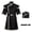 Black-j81ck, variant on Mens Medieval Robe Costume Tunic Cosplay Tops Jacket Surcoat with Belt Mens Two Piece Outfits