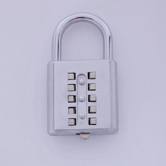 2X Anti-Theft Button Combination Padlock Digit Push Password Lock Zinc Alloy Security Lock Suitcase Luggage Coded Lock