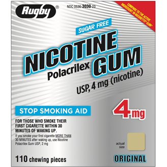 Rugby Clear Nicotine Transdermal Stop Smoking Aid Step One System Patch, 21  mg, 14 Count HSA/FSA Eligible