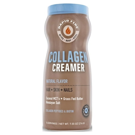 Rapid Fire Collagen Creamer for Hair  Skin and Nails  7.55 oz